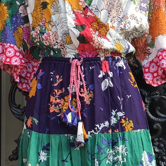 🚨B2G1 ANTHROPOLOGIE Bohemian Multi Color Dress - Picture 3 of 12